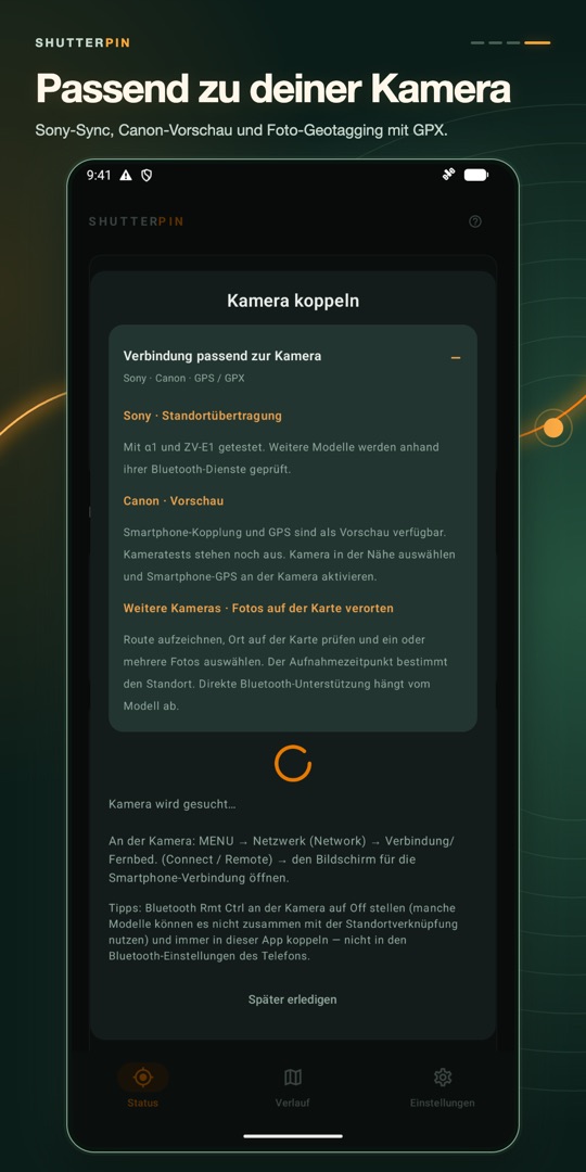 ShutterPin Kamera GPS Geotag – Screenshots 4