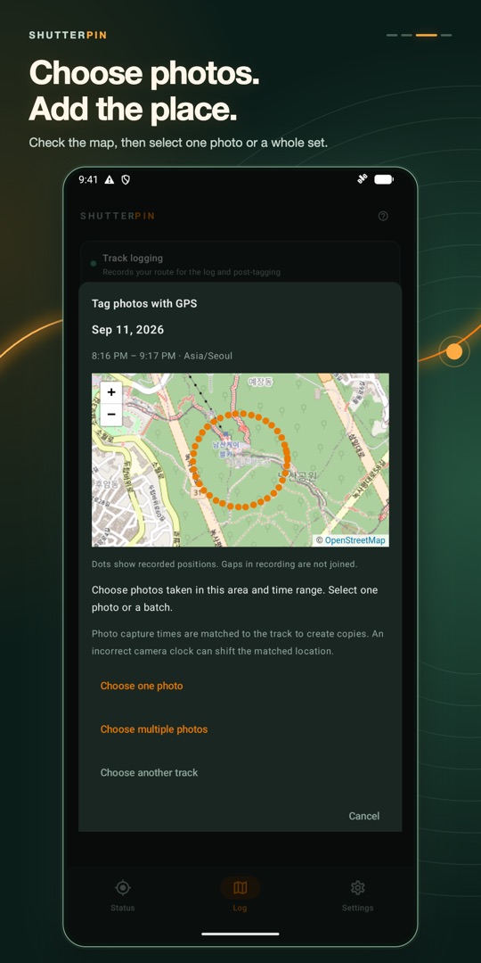 ShutterPin Camera GPS Geotag – Screenshots 3