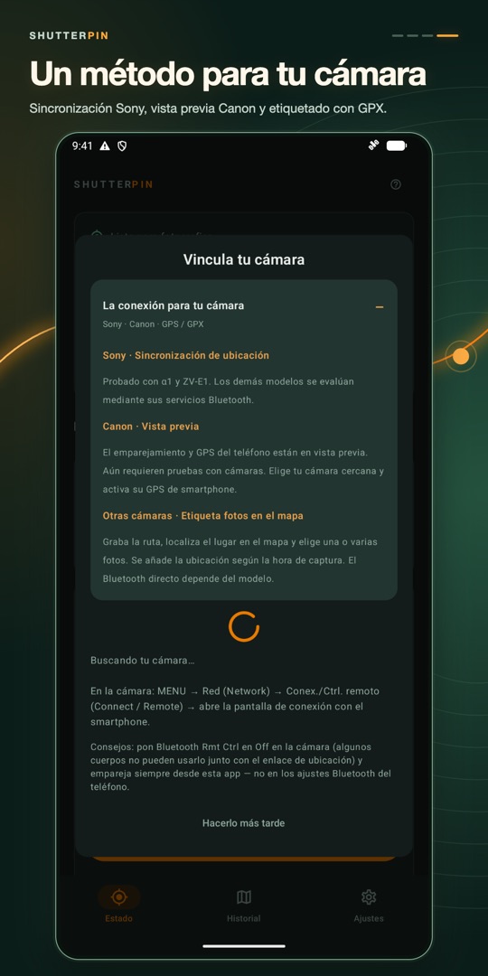 ShutterPin GPS para cámaras – Capturas de pantalla 4