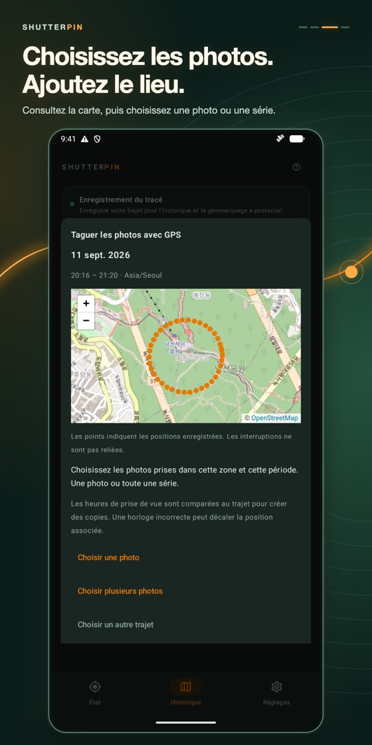 ShutterPin GPS Photo Geotag – Captures d’écran 3